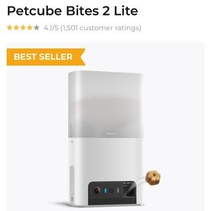 Petcube Bites 2 Lite Pet Camera (BRAND NEW)